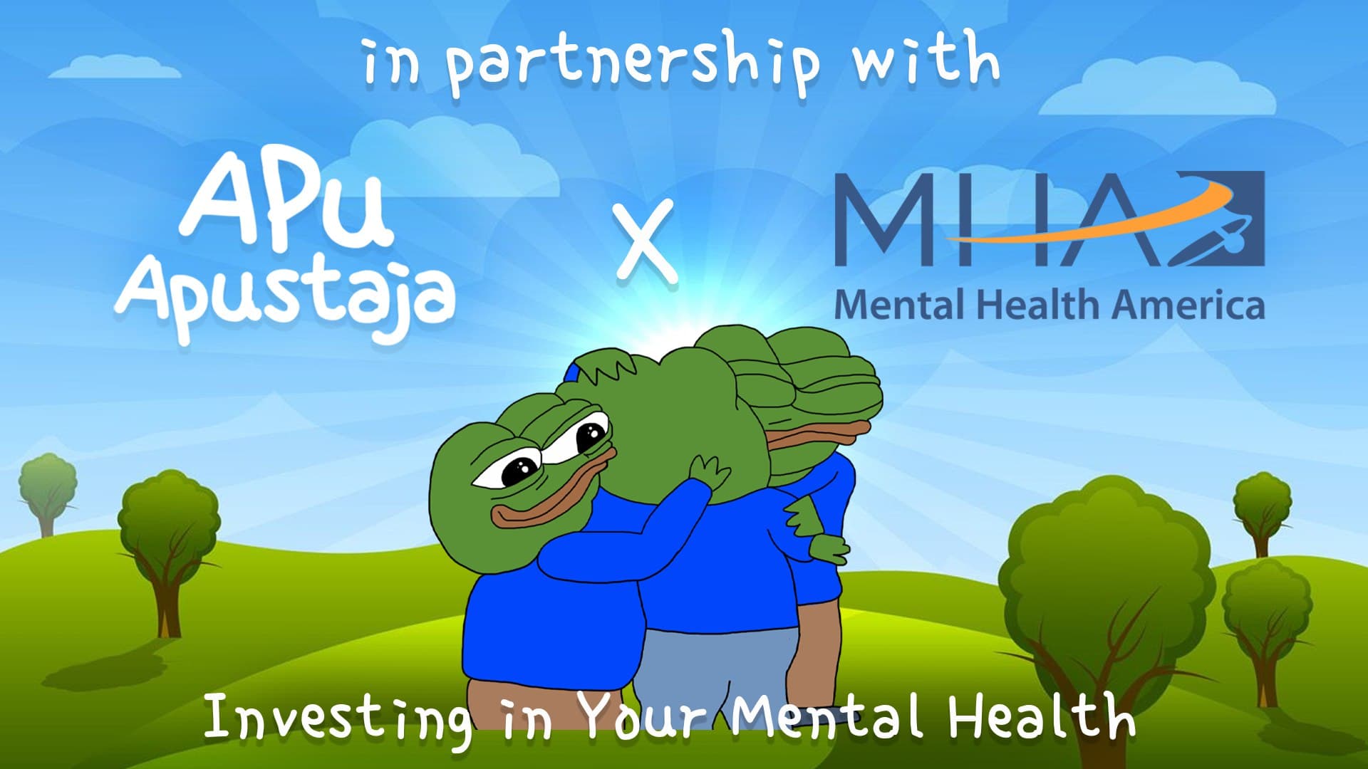 Apu Apustaja (APU) snur motgang til styrke med Mental Health America (MHA) partnerskap