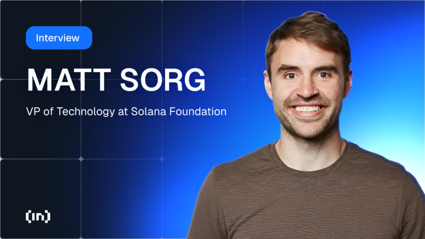 Solana Foundations teknologivise Matt Sorg forklarer løsninger for skalering og nettverksbelastning