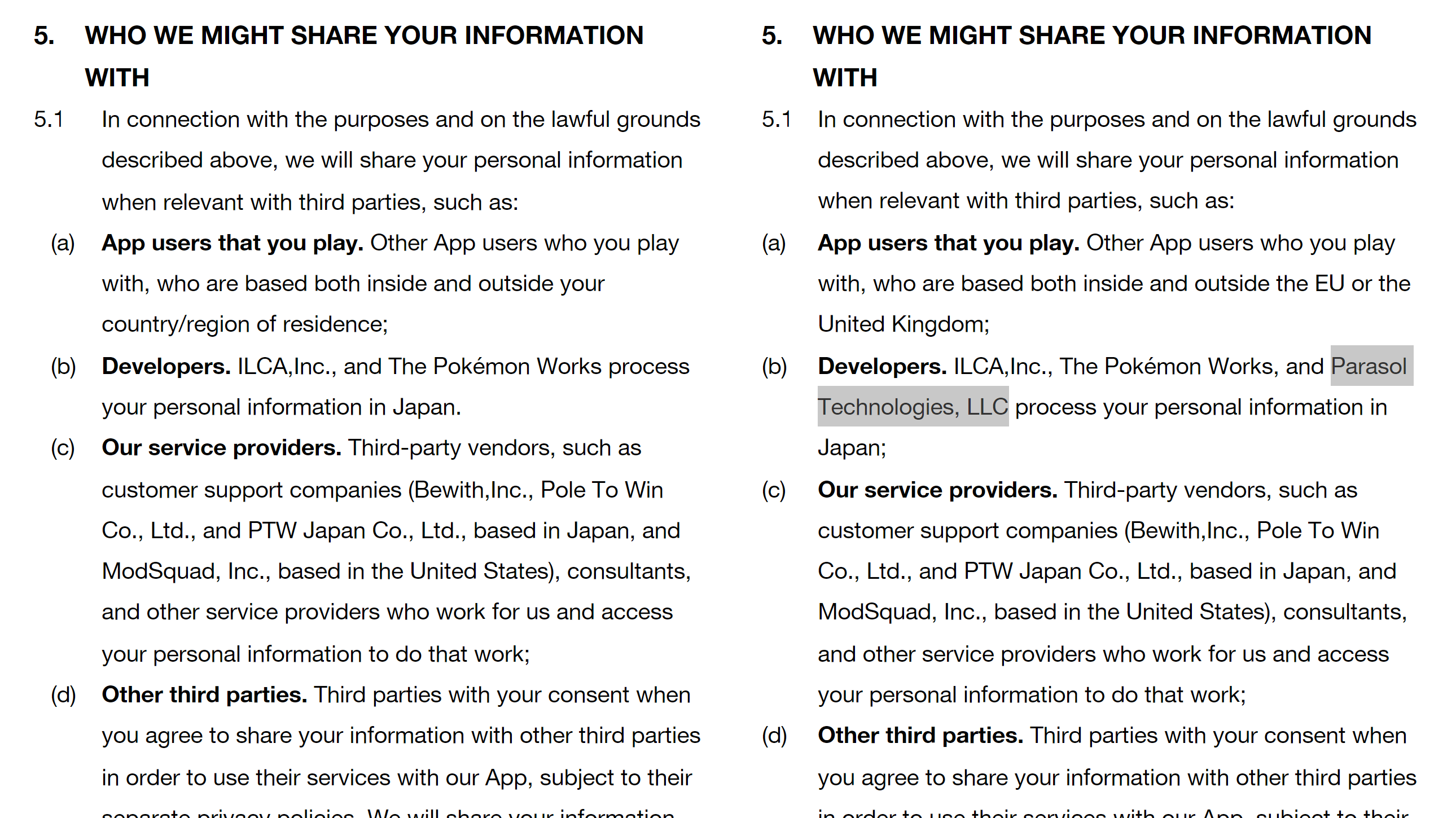 Pokemon HOME Privacy Update